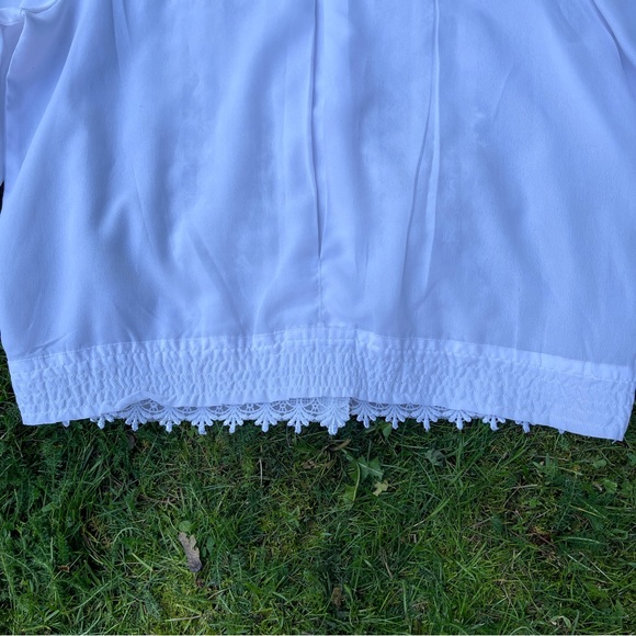 Vintage Brownstone Studio boho victorian lace pearl button blouse top Size 14 - Picture 14 of 14